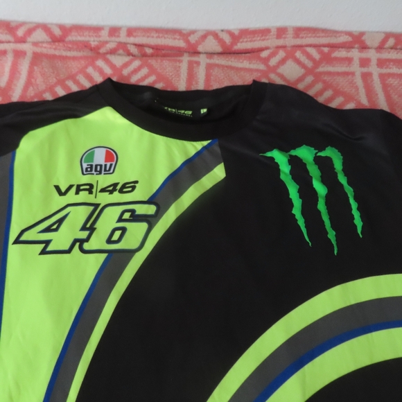 Official Valentino Rossi Monster Sun And Moon TShirt - L - Picture 4 of 7